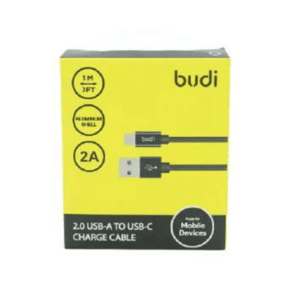 Budi USB-A to Type-C Cable M8J180T