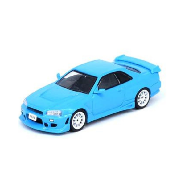 IN64-R34-BBBL Nissan Skyline R34 Baby Blue