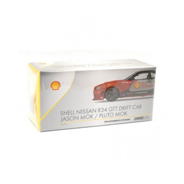 IN64-R34-SHELL-1 Nissan Skyline R34 GTT Drift Car `SHELL`