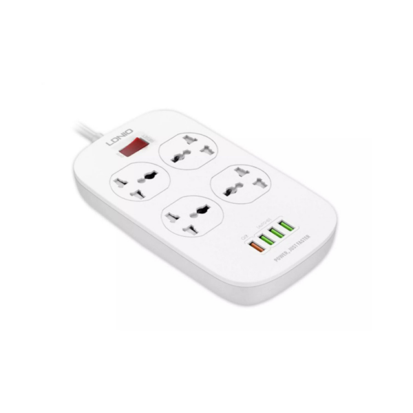 LDNIO Extention Cord with 4 USB Defender Series SC4407 LDNIO Extention Cord with 4 USB Defender Series SC4407