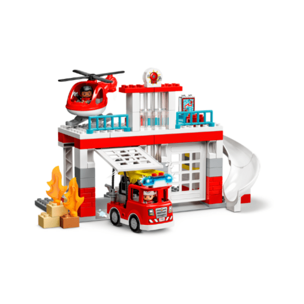 Lego Duplo Fire Station and Helicopter 10970 Fire Station and Helicopter