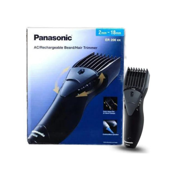 Panasonic ACRechargeable BeardHair Trimmer ER206 Panasonic Trimmer ER206