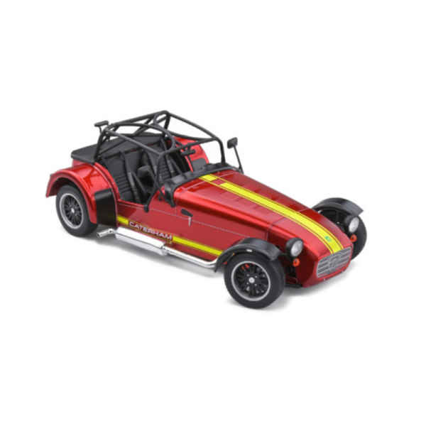 Solido Caterham Seven 275 Academy Metallic Red and Yellow 2014 Solido Caterham Seven 275 Academy Metallic Red and Yellow 2014