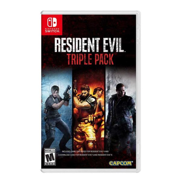 nsresidenteviltp Resident Evil Triple Pack Nintendo Switch NSWG RETP
