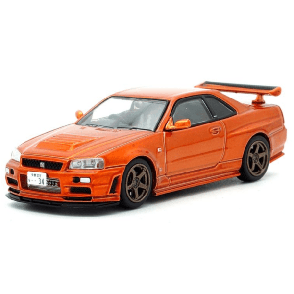 Nissan Skyline GT-R (R34) R-Tune Orange Metallic IN64-R34RT-ORG Nissan Skyline GT-R (R34) R-Tune Orange Metallic IN64-R34RT-ORG