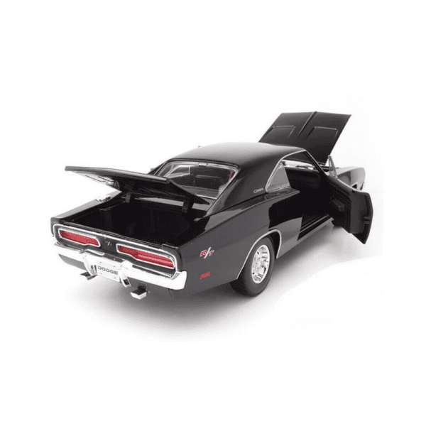 1969 Dodge Charger RT, Black -3