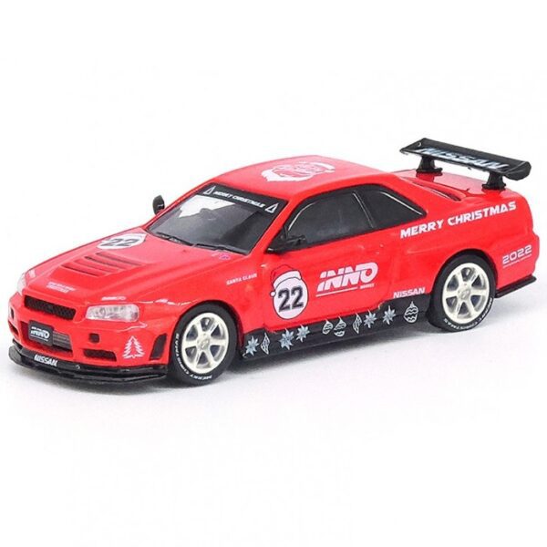 Nissan Skyline GT-R R34 `X`MAS 22` Special Edtion IN64-R34RT-XMAS22 Nissan Skyline GT-R R34 `X`MAS 22` Special Edtion IN64-R34RT-XMAS22