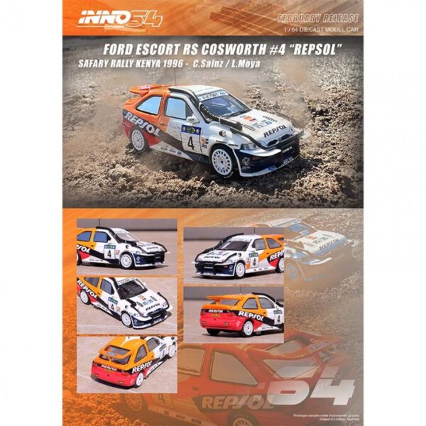 Ford Escort RS Cosworth #4 `Repsol` IN64-FERS-4SR96 Ford Escort RS Cosworth #4 `Repsol` IN64-FERS-4SR96