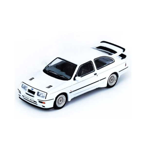 _Ford Sierra RS500 1986 White with extra wheels 164 Die-Cast Rubber wheels Ford-Sierra-RS500-1986-White-with-extra-wheels
