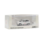 Honda City Turbo II (White) with Red Motocompo -1