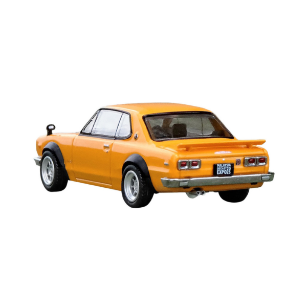 IN64-KPGC10-MDX23OR-1 Nissan Skyline 2000 GT-R KPGC10 (Orange) MALAYSIA DIECAST EXPO EVENT