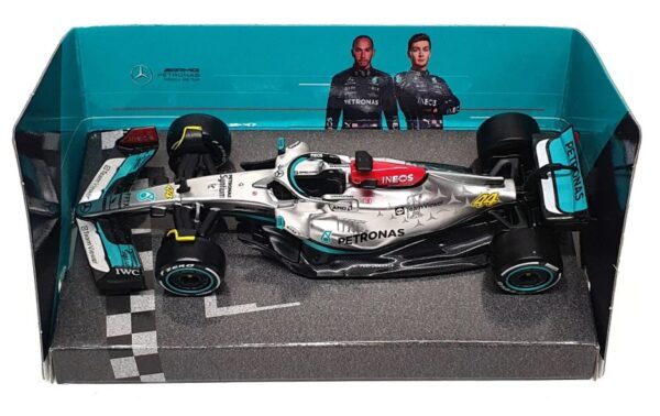 Bburago Mercedes-AMG W13 F1 2022 #44 Lewis Hamilton (1/43) Bburago Mercedes-AMG W13 F1 2022 #44 Lewis Hamilton (1/43)