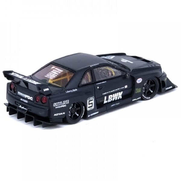 Nissan Skyline LBWK (ER34) Super Silhouette Matte Black IN64R-ER34-BM Nissan Skyline LBWK (ER34) Super Silhouette Matte Black IN64R-ER34-BM