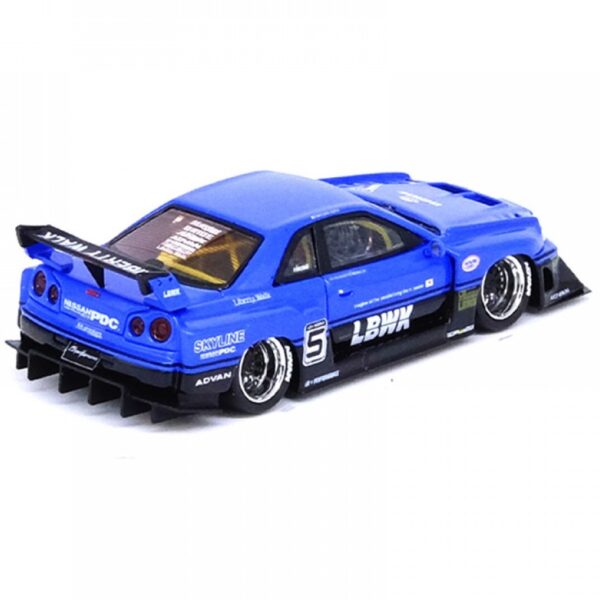 Nissan Skyline LBWK (ER34) Super Silhouette Blue Metallic IN64R-ER34-BLU Nissan Skyline LBWK (ER34) Super Silhouette Blue Metallic IN64R-ER34-BLU