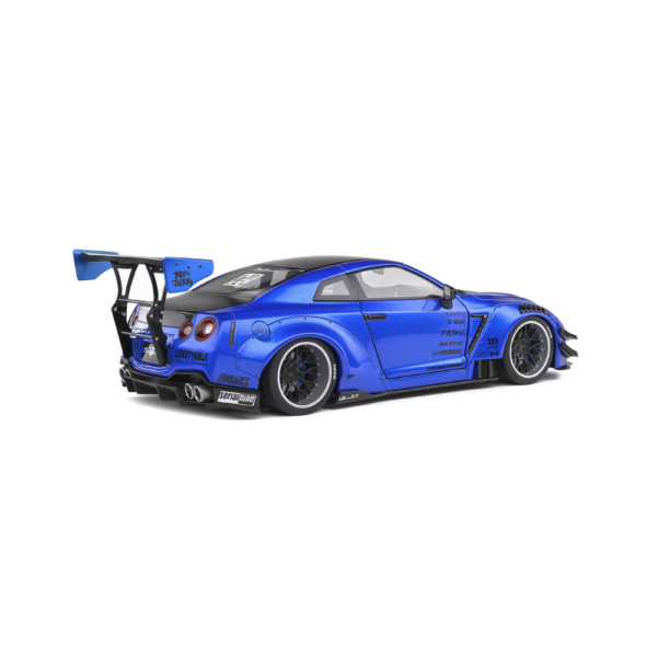Solido Nissan GT-R (R35) W Liberty Walk Body Kit 2.0 (Metallic Blue) 2020-4 Solido Nissan GT-R (R35) W/ Liberty Walk Body Kit 2.0 (Metallic Blue) 2020