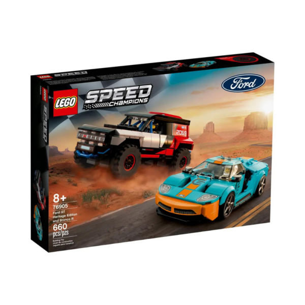 Lego Speed Champions Ford GT Heritage Edition and Bronco R 76905