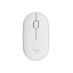 Logitech Pebble Wireless Mouse with Bluetooth/USB (White)