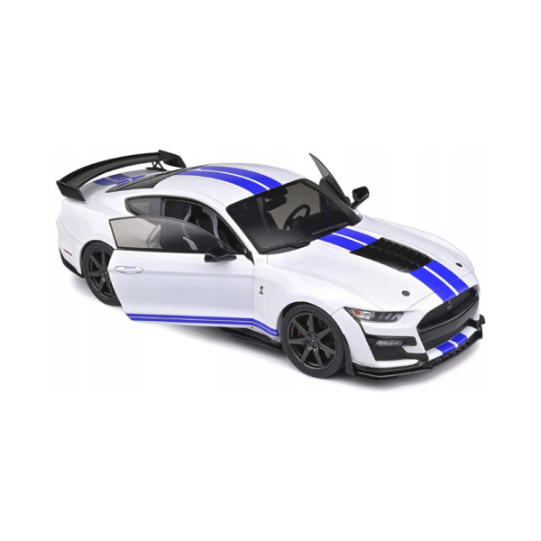 2020 FORD MUSTANG SHELBY GT500 WHITE-1 Maisto 2020 FORD MUSTANG SHELBY GT500 (WHITE)
