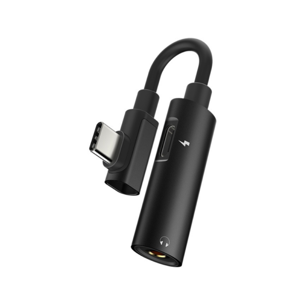 HOCO Adapter Type-C to 3.5mm LS19 2 in 1 Audio Converter HOCO Adapter Type-C to 3.5mm LS19 2 in 1 Audio Converter