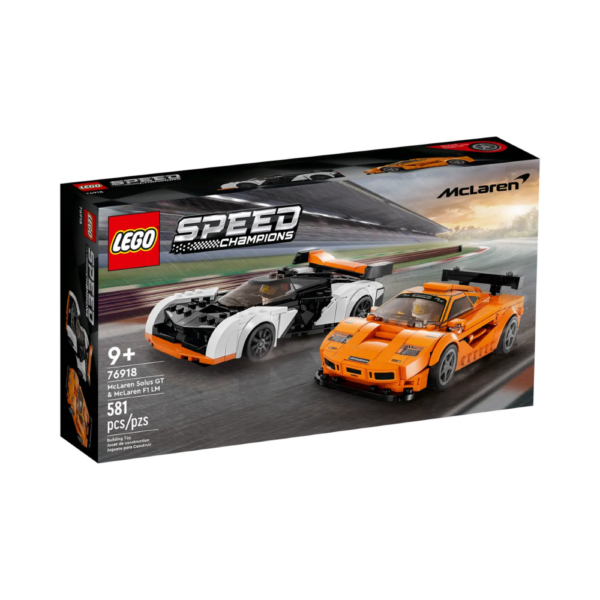 Lego Speed Champions McLaren Solus GT and McLaren F1 LM 76918-1 Lego Speed Champions McLaren Solus GT and McLaren F1 LM 76918