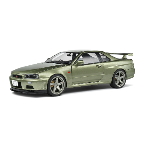 Solido 118 Nissan GT-R (R34) Green Metallic 1999-2 Solido 1:18 Nissan GT-R (R34) Green Metallic 1999