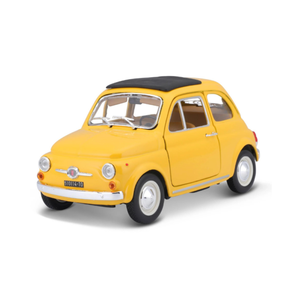 Bburago 124 Fiat 500F (Yellow) Bburago 1:24 Fiat 500F (Yellow)