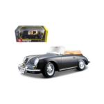 Bburago 124 Porsche 356B Cabriolet (1961) Black