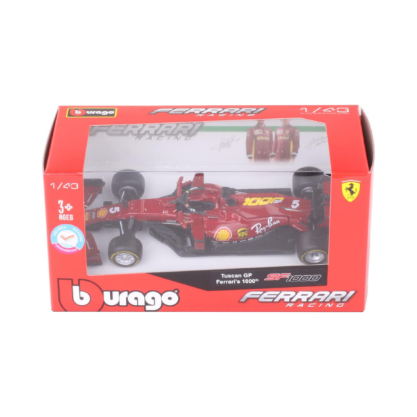 Bburago 143 2020 Ferrari SF1000 #5 Sebastian Vettel 18-36800-2 Bburago 1/43 2020 Ferrari SF1000 #5 Sebastian Vettel 18-36800