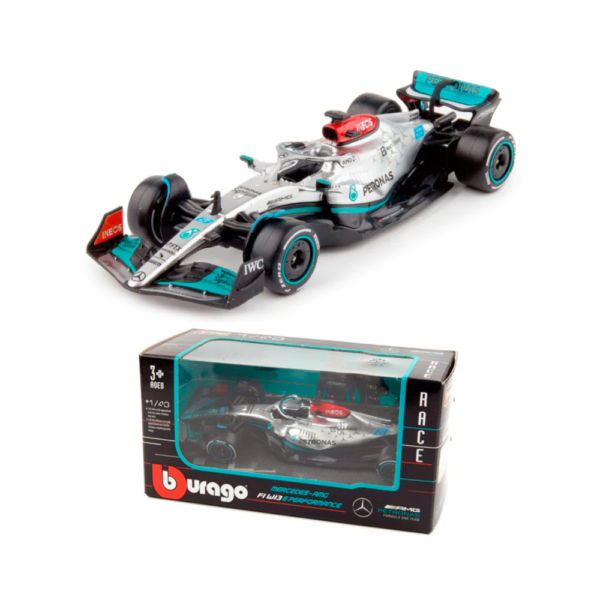 Bburago Mercedes-AMG W13 F1 2022 #63 George Russel (1/43) 1838065