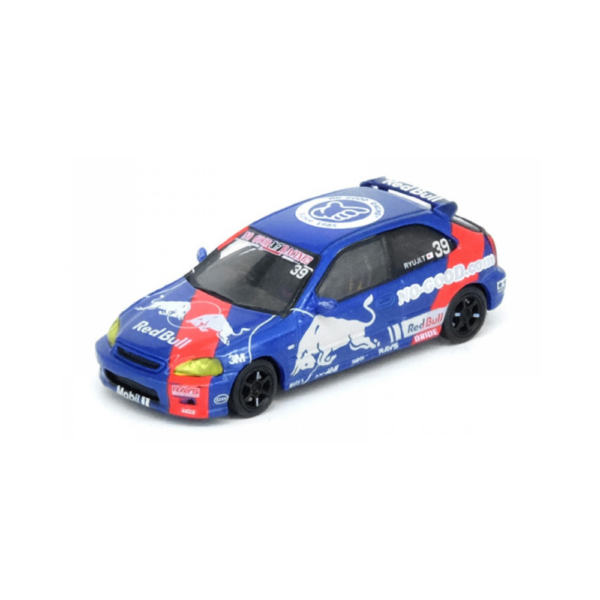 Honda Civic Type-R EK9 No Good Racing Red Bull Livery IN64-EK9-JDM16 Honda Civic Type-R EK9 No Good Racing Red Bull Livery IN64-EK9-JDM16
