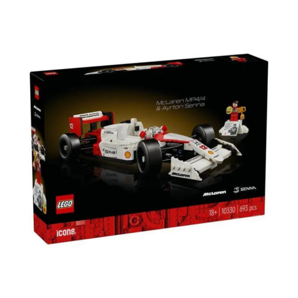 Lego ICONS McLaren MP4/4 and Ayrton Senna 10330