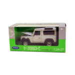 Welly NEX 124 Land Rover Defender (Silver) 22498W-1