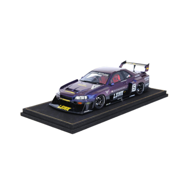 INNO 1:18 Nissan Skyline "LBWK" (ER34) Super Silhouette (Midnight Purple II) INNO 1:18 Nissan Skyline "LBWK" (ER34) Super Silhouette (Midnight Purple II)