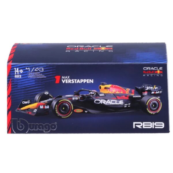 Bburago 1/43 F1 Model Car Oracle Red Bull Racing 2023 RB19 #1 Max Verstappen 1838083 (Premium Edition)