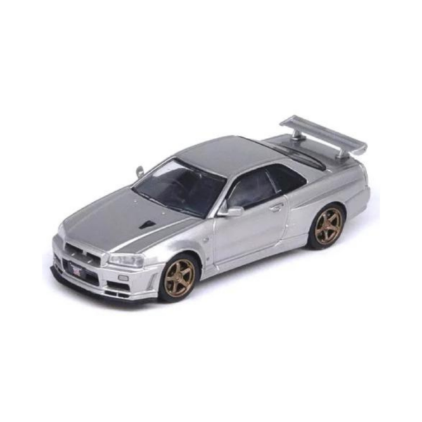 Nissan Skyline GT-R R34V-SPEC II (Silver) IN64-R34VS-SIL