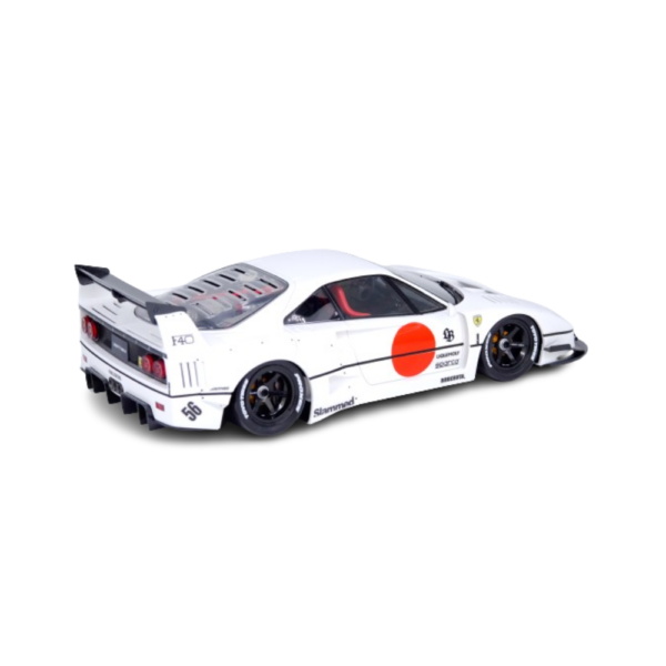 INNO 1-18 LBWK Ferrari F40 White Tokyo Auto Salon 2023-2 INNO 1-18 LBWK Ferrari F40 White Tokyo Auto Salon 2023