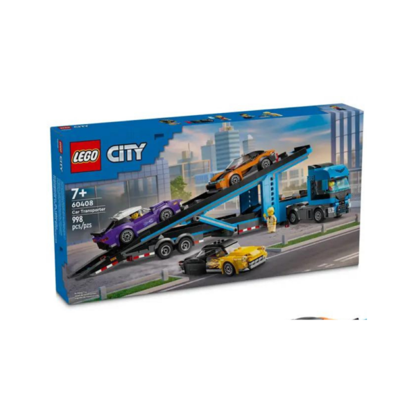 Lego City Car Transporter Truck with Sports Cars 60408 Lego City Car Transporter Truck with Sports Cars 60408
