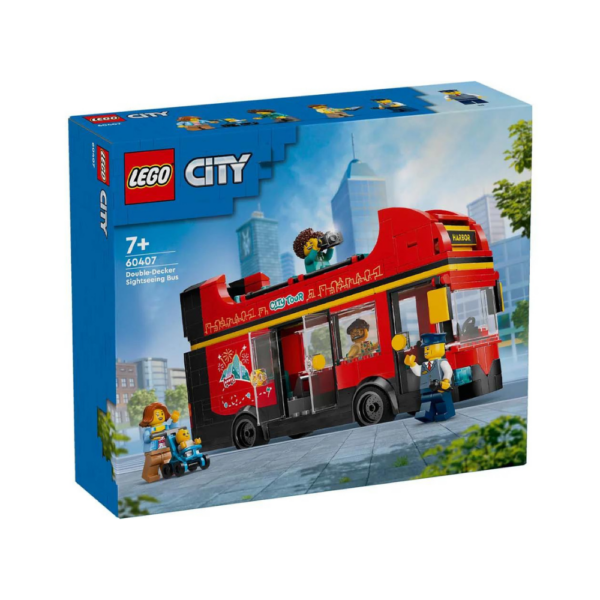 Lego City Red Double-Decker Sightseeing Bus 60407-3 Lego City Red Double-Decker Sightseeing Bus 60407