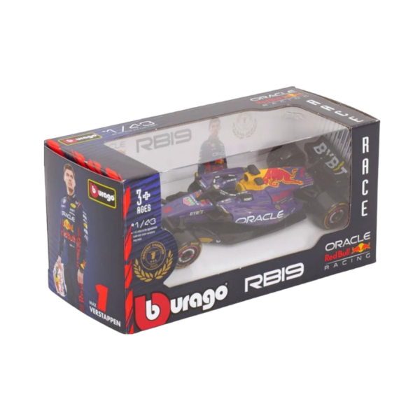 Bburago 1/43 F1 Model Car Oracle Red Bull Racing 2023 RB19 Las Vegas GP livery #1 Max Verstappen 18-38082VL Bburago 1/43 F1 Model Car Oracle Red Bull Racing 2023 RB19 Las Vegas GP livery #1 Max Verstappen 18-38082VL
