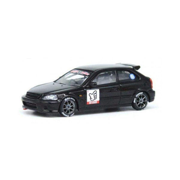 Inno64 Honda Civic Type-R (EK9) No Good Racing Black IN64-EK9-JDM10 Inno64 Honda Civic Type-R (EK9) "No Good Racing" Black IN64-EK9-JDM10