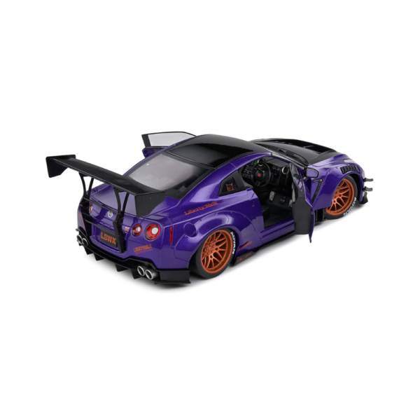 Solido 118 Nissan GT-R (R35) W Liberty Walk Body Kit 2.0 – PURPLEZILLA – 2022 S1805812-1 Solido 1:18 Nissan GT-R (R35) W/ Liberty Walk Body Kit 2.0 – PURPLEZILLA – 2022 S1805812