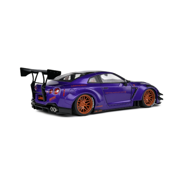 Solido 118 Nissan GT-R (R35) W Liberty Walk Body Kit 2.0 – PURPLEZILLA – 2022 S1805812-3 Solido 1:18 Nissan GT-R (R35) W/ Liberty Walk Body Kit 2.0 – PURPLEZILLA – 2022 S1805812
