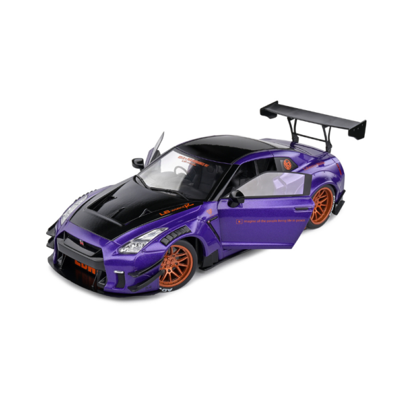 Solido 118 Nissan GT-R (R35) W Liberty Walk Body Kit 2.0 – PURPLEZILLA – 2022 S1805812 Solido 1:18 Nissan GT-R (R35) W/ Liberty Walk Body Kit 2.0 – PURPLEZILLA – 2022 S1805812