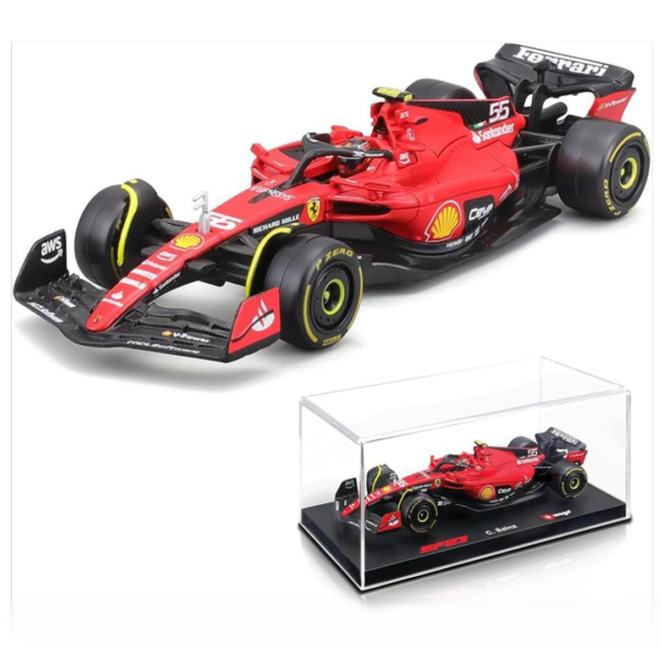 Bburago 1:24 F1 Model Car (Premium Edition) Scuderia Ferrari SF-23 2023 #55 Carlos Sainz 18-26808 Bburago 1:24 F1 Model Car (Premium Edition) Scuderia Ferrari SF-23 2023 #55 Carlos Sainz 18-26808