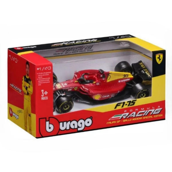 Bburago 1:24 F1 Model Car Scuderia Ferrari SF-23 Monza GP Livery 2023 #16 Charles Leclerc 18-36836 Bburago 1:24 F1 Model Car Scuderia Ferrari SF-23 Monza GP Livery 2023 #16 Charles Leclerc 18-36836