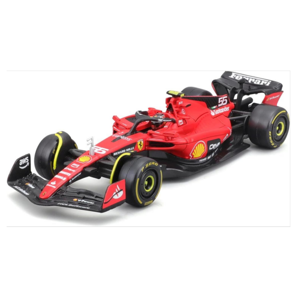 Bburago 1:24 F1 Model Car (Premium Edition) Scuderia Ferrari SF-23 2023 #55 Carlos Sainz 18-26808 Bburago 1:24 F1 Model Car (Premium Edition) Scuderia Ferrari SF-23 2023 #55 Carlos Sainz 18-26808