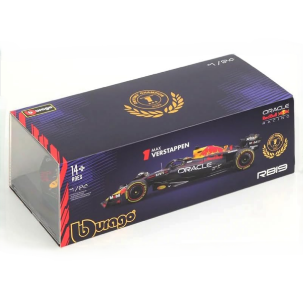 Bburago 1/24 F1 Model Car (Premium Version) Oracle Red Bull Racing 2023 RB19 #1 Max Verstappen 18-28030 Bburago 1/24 F1 Model Car (Premium Version) Oracle Red Bull Racing 2023 RB19 #1 Max Verstappen 18-28030