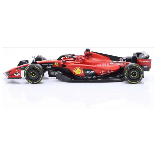 5 Bburago 1:24 F1 Model Car (Premium Edition) Scuderia Ferrari SF-23 2023 #16 Charles Leclerc 18-26808