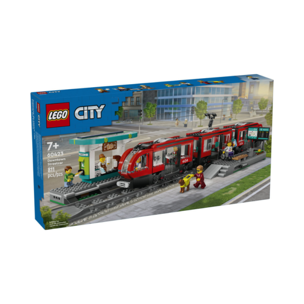 Lego City Downtown Streetcar and Station 60423-1 Lego City Downtown Streetcar and Station 60423