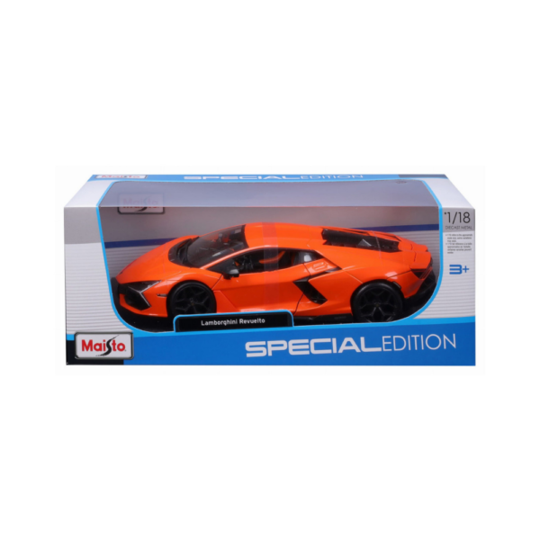 Maisto 118 Lamborghini Revuelto Hybrid (Orange) 2023-2 Maisto 1:18 Lamborghini Revuelto Hybrid (Orange) 2023